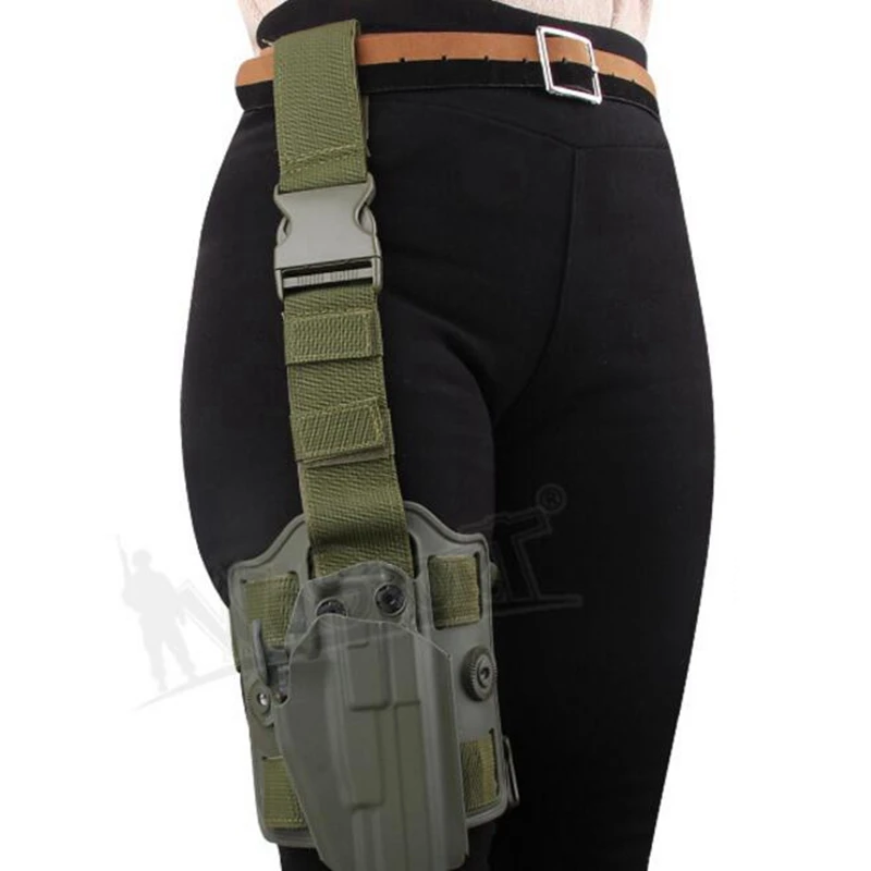 4 цвета несессер, прикрепленный к ремню брюк для Glock19/23/38, HK P30/45C/VP9, SIG P225 Тактический полимер кобура