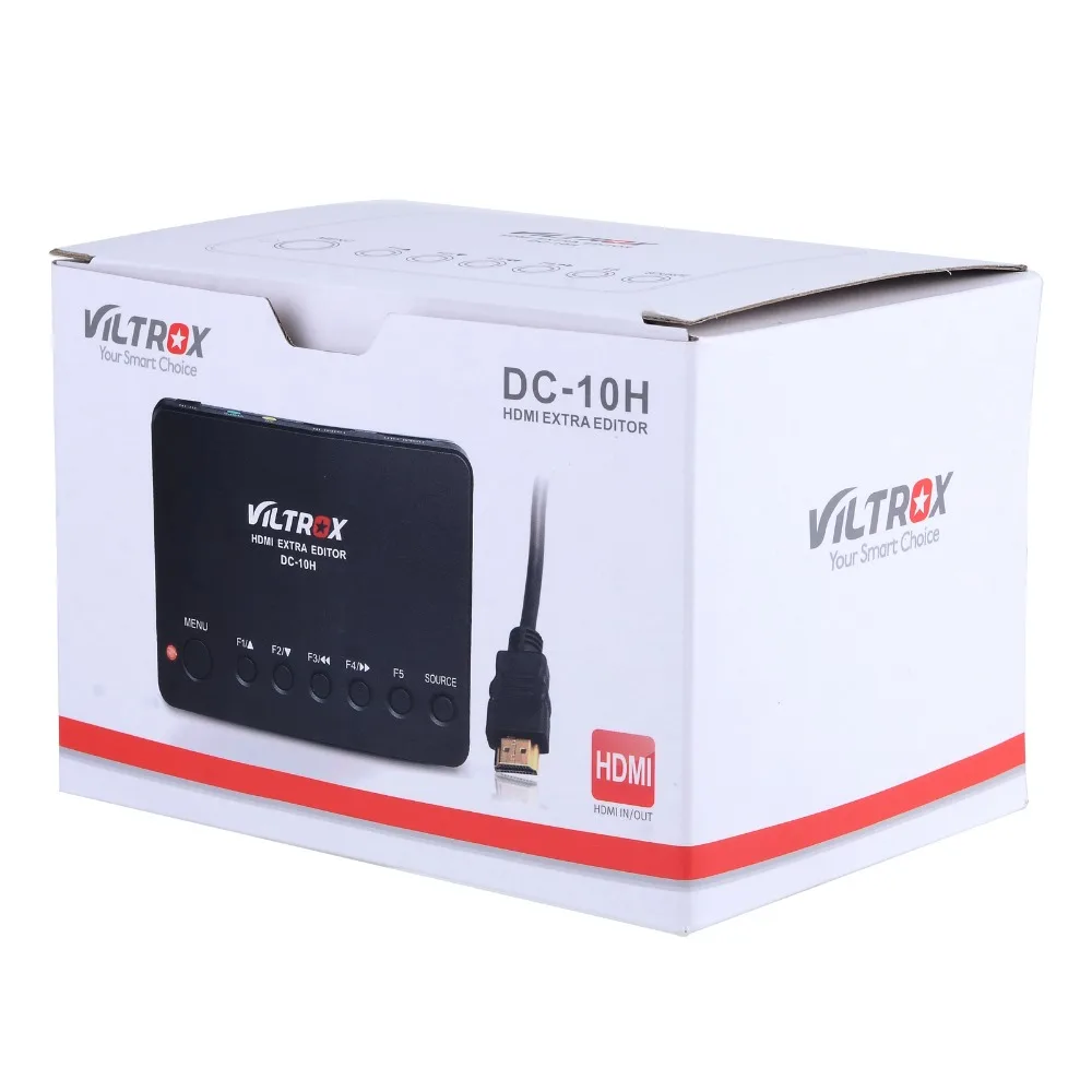 Viltrox DC-10H монитор HDMI Экстра Editor 1080@ 60 Гц для видеокамеры DSLR беззеркальная камера