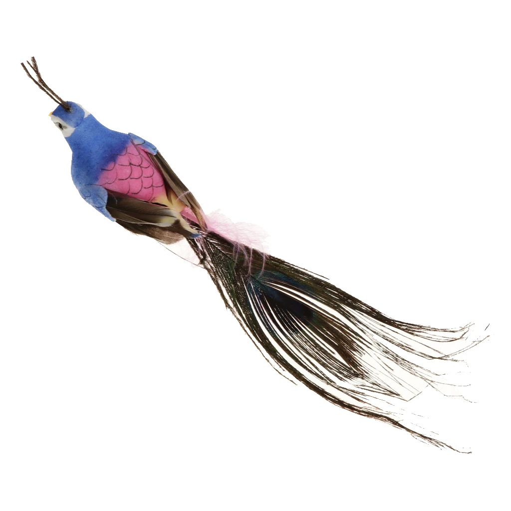 Creative Decor Gift Bird Ornaments Small Peacock Model Toy Garden Sculpture