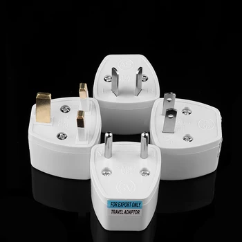 

Quevinal 200 Pcs / Lot Universal EU US AU to UK AC Travel Power Plug Charger Adapter Converter Travel Adaptors UK Free