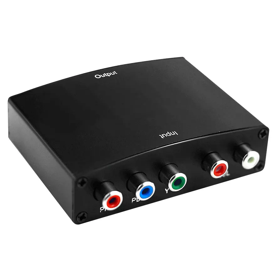 

1080P HD Component RGB YPbPr To HDMI Converter Video Audio Adapter YPbPr/RGB + R/L Audio To HDMI AV Adapter Converter