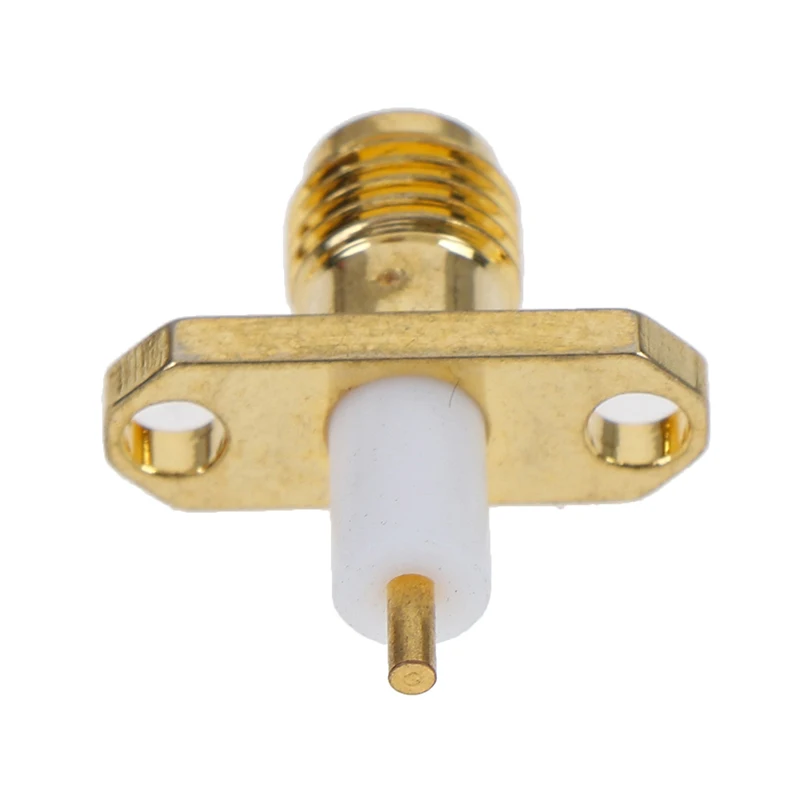 Горячая продажа 1 шт. SMA гнездо шасси PTFE w/2 отверстия Фланцевая панель RF