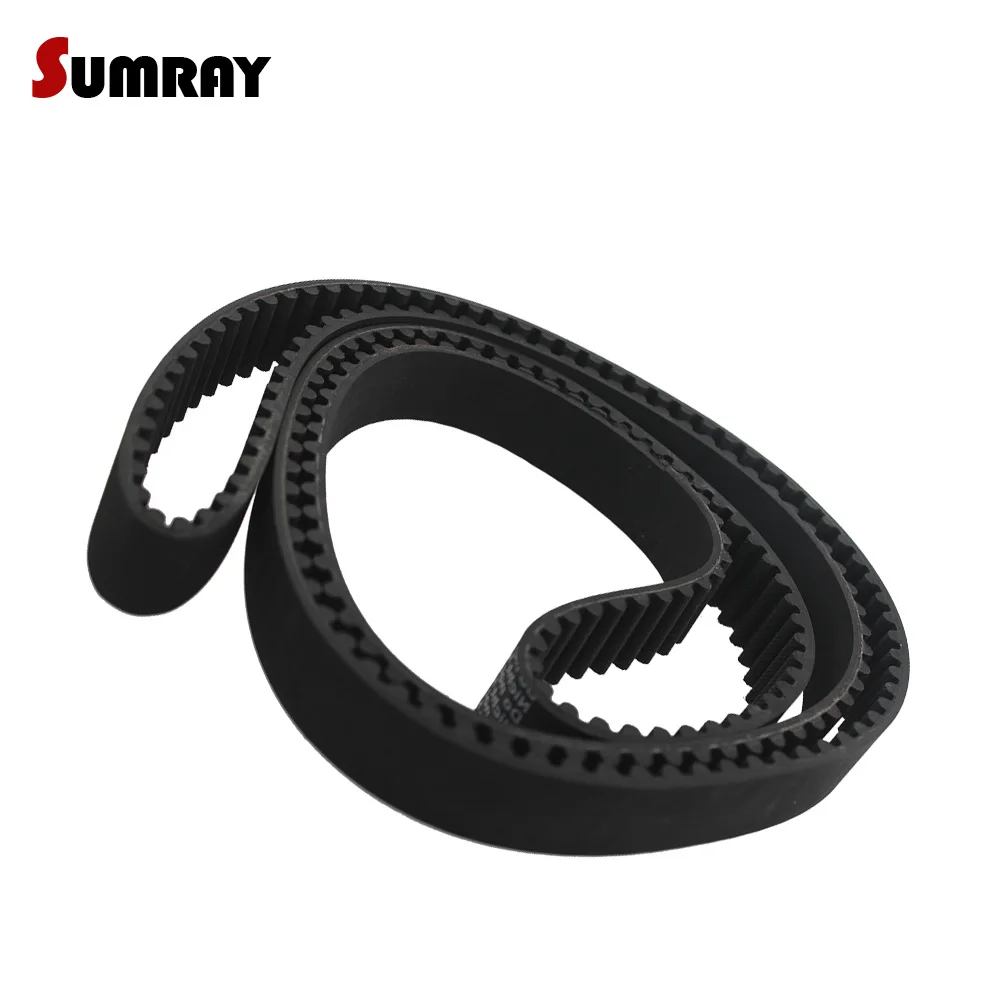 HTD8M Synchronous Belt 8M2480/2504/2520/2536/2560/2584/2600mm Length Rubber Belts Round 25/30mm