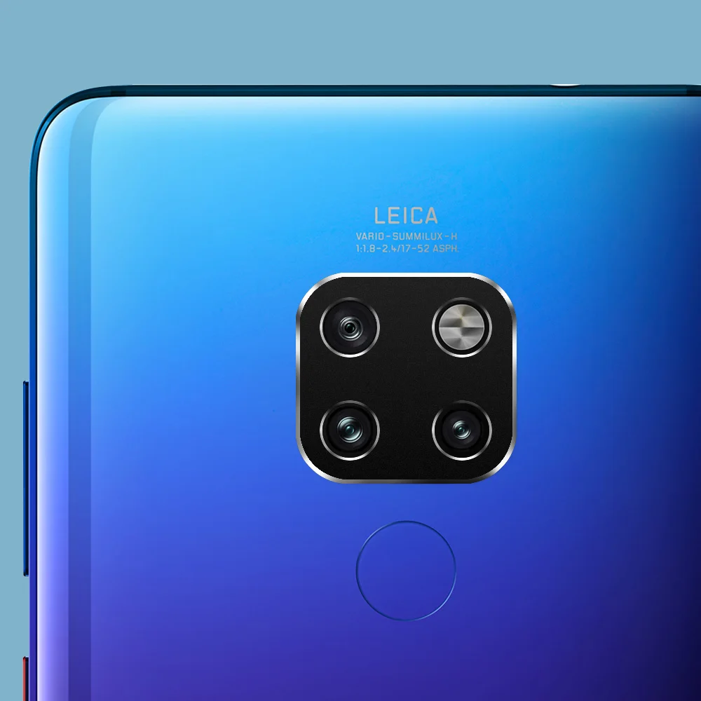 NYFundas для huawei mate 20 pro x задний тыловой объектив камеры Кольцо протектор для huawei mate 20 X камера защитное кольцо - Цвет: Черный