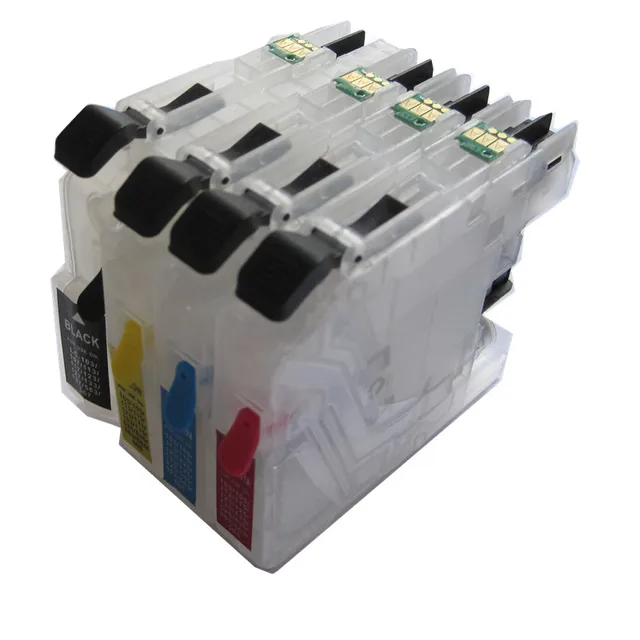 4 COLOR LC103 refillable Ink cartridge for Brother Brother MFC J650DW