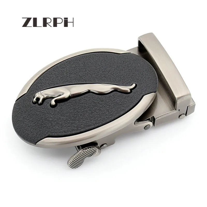 

Zlrph 2018 new brand man belt buckle gun color leopard head GZYY-LY55-1353