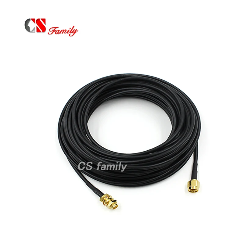 Удлинительный кабель с разъемом папа на гнездо RP SMA 5 м|rp-sma cable|rp-sma extension cablecable rp-sma |