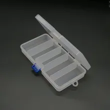 1 шт./лот 5 Slots17.5cm* 9,5 см* 3,0 см крючки коробки ящик для рыболовных снастей для ловли карпа коробка для рыболовных приманок рыболовные принадлежности