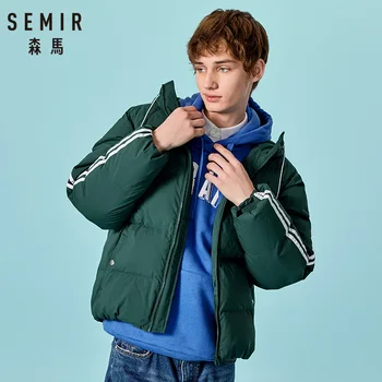 

SEMIR Brand XL 2XL Down Jacket Men 2019 Large Size Ultra Light Down Jacket Men Duck Down Windbreaker Lightweight Feather Coats