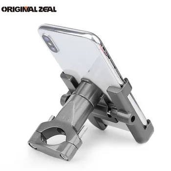 

GPS Motorcycle Bike Handlebar Phone Holder Aluminum Alloy Support Mobile Rearview Mirror Moto Phone Stand for Huawei Xiaomi