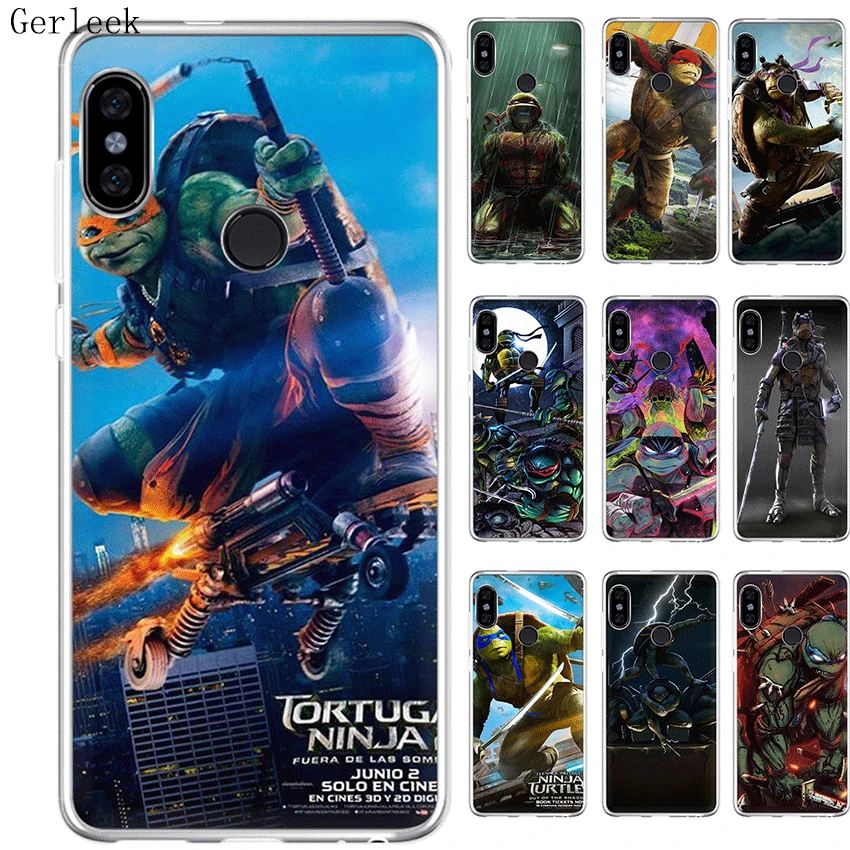

mobile Phone Case For Xiaomi Redmi Note 6 7 3 Pro 4 4X 5 5A Cover Teenage Mutant Ninja Turtle Bag Shell