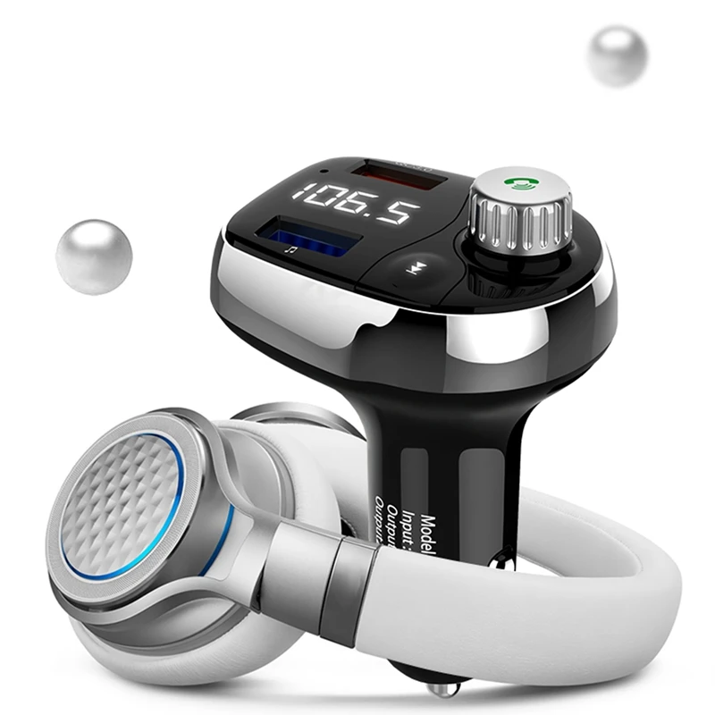 5 V/3A A2Dp fm передатчик MP3 плеер ЖК дисплей Автомобильный двойной Usb зарядное