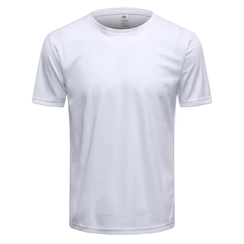 

New Arrival Men Running Training Workout Clothes Brand Clothing T Shirt Men Fashion Solid T-shirt Male Quick-drying Tops&tees