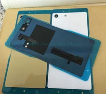 JEDX M5 Back Glass Cover for Sony Xperia m5 Dual E5603 E5633 Battery Cover Door Housing With NFC Replacement