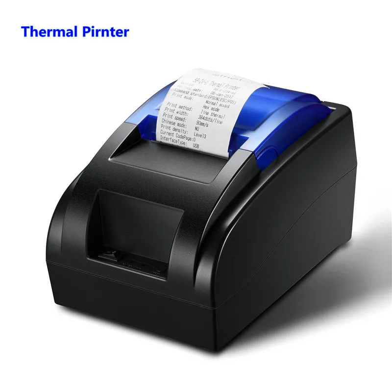 58MM USB Mini Thermal Receipt Printer High Speed Printing 90mm/sec