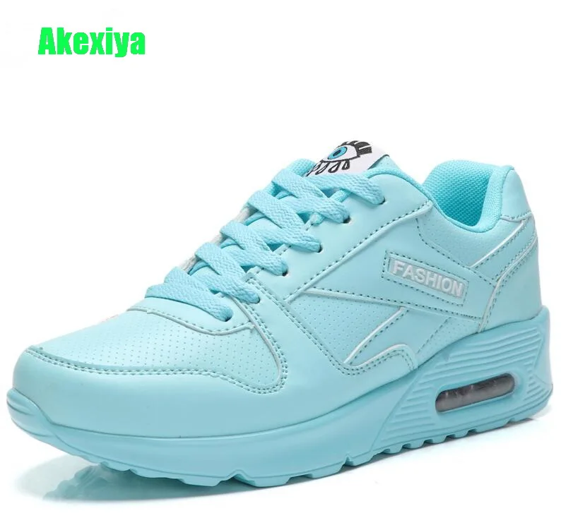 

Akexiya Women Korean Fashion Air Cushion Wedge Sneakers Female Platform Flats Casual Shoes Pink/White/Black/Blue Chaussure Femme