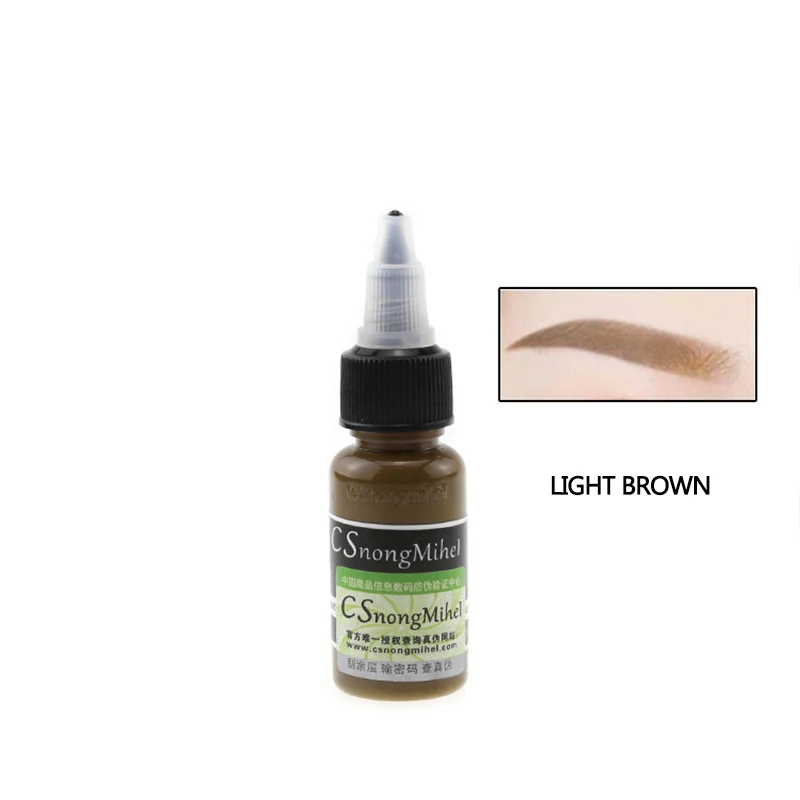 15ml/Bottle CS Micro Pigment Cosmetic Color Permanent Makeup Tattoo Ink