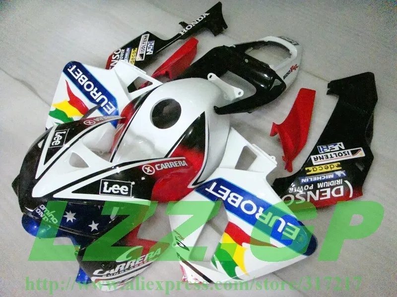 

Injection Fairing Kit for Honda CBR 600 RR CBR600RR F5 05 06 Blue Red LEE 2005 2006 ABS LZZ.GP bodykits motorcycle W932532g