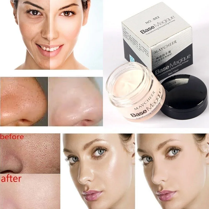 

Face Foundation Primer Smooth Cover Pore Wrinkle Base Makeup Cream Longlasting Oil Control Professional Make Up Cosmetic