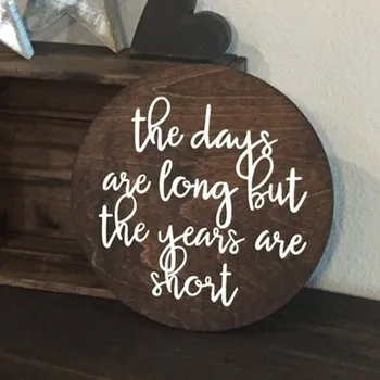 

Romantic Minimalist Fashion Wedding Round Wooden Sign Rustic Wedding Entrance Sign Custom Personalized Wooden Sign Party