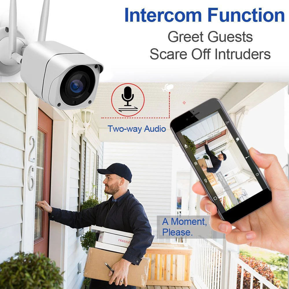 Беспроводная IP камера видеонаблюдения 1080P HD Wi Fi|Камеры видеонаблюдения| |