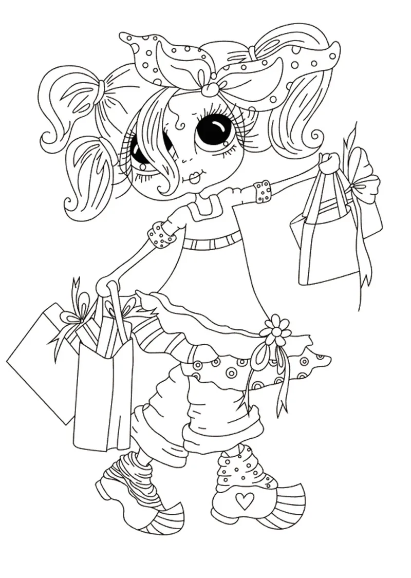

10x6 Girl holding a bag Transparent Clear Silicone Stamp Seal for DIY scrapbooking photo album Decorative clear stamp