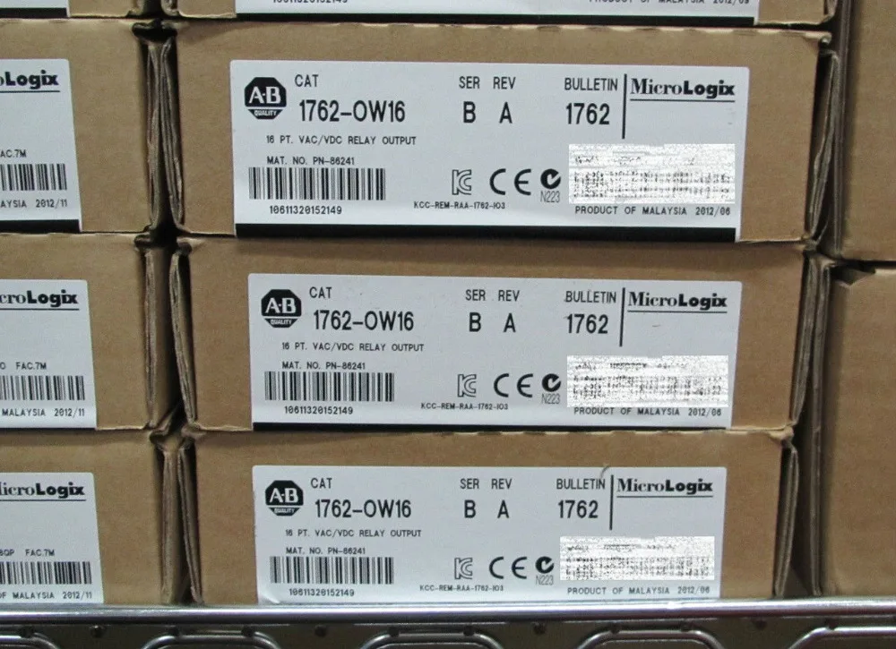 

ALLEN BRADLEY MICROLOGIX 1762-OW16 FACTORY SEALED 2015 RELAY OUTPUT 1762-0W16