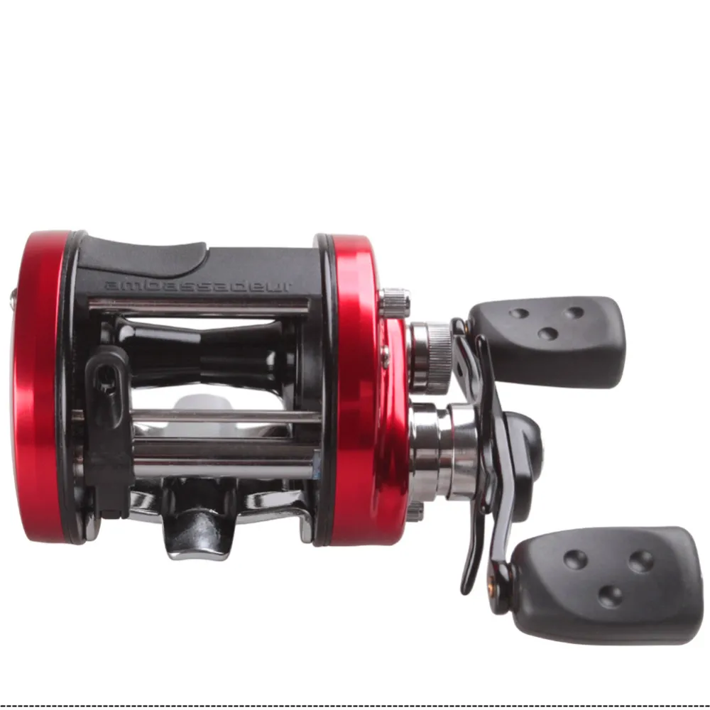 Carretel de Pesca Garcia Ambassadeur 6601 Isca Moldando 4bb 12.5kg Max Arraste Moldado Tambor Wheelcarretel Carpa Carpas Abu sx 6600 4 High Quality Esporte e Lazer