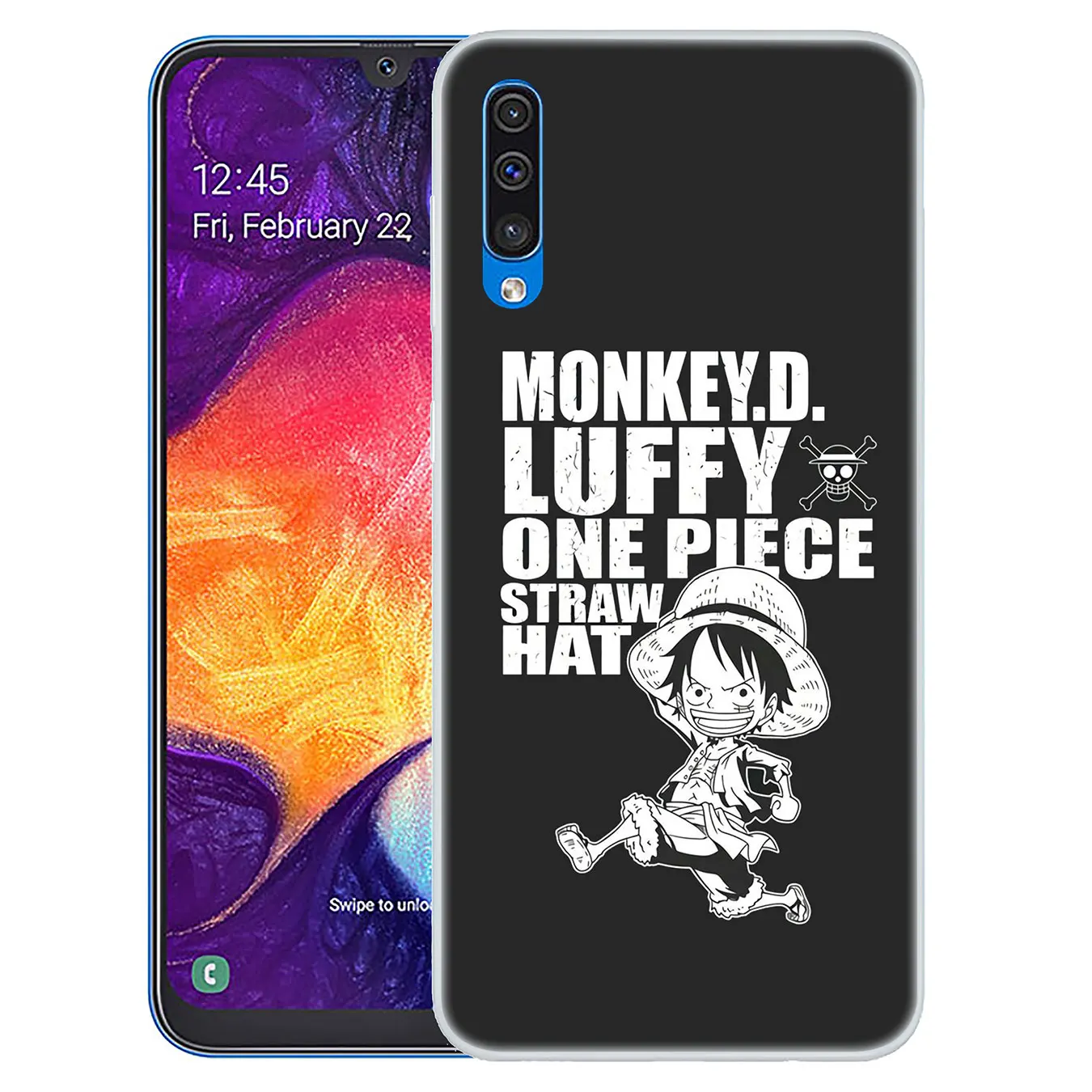 Милый цельный жесткий чехол для телефона Lavaza Luffy Samsung Galaxy A20E M40 M30 M20 M10 A10 A20 A30 A40 A50 A60