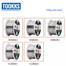 100 г канифоль ядро Оловянно-свинцовый припой провода пайки запайка паяльник провода катушка паяльные инструменты 0,5 мм 0,6 мм 0,8 мм 1,0 мм