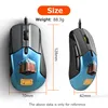 SteelSeries Rival 310 PUBG édition souris de jeu-12,000 CPI TrueMove3 capteur optique-boutons à déclenchement divisé-éclairage rvb ► Photo 3/5