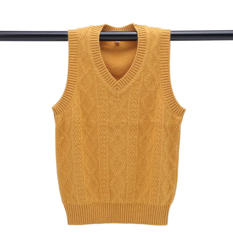 Зимний высококачественный кашемировый свитер, жилет для детей, шерстяной пуловер, свитер, теплый Детский кардиган для мальчиков, Жилет для девочек 100-160 см