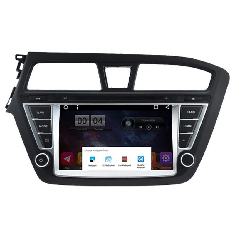Otojeta Quad Core 2 ГБ оперативной памяти + 32 ГБ Android 6.0.1 Car мультимедийный плеер для Hyundai i20 2015 2016 рекордер автомобиля стерео GPS камеры