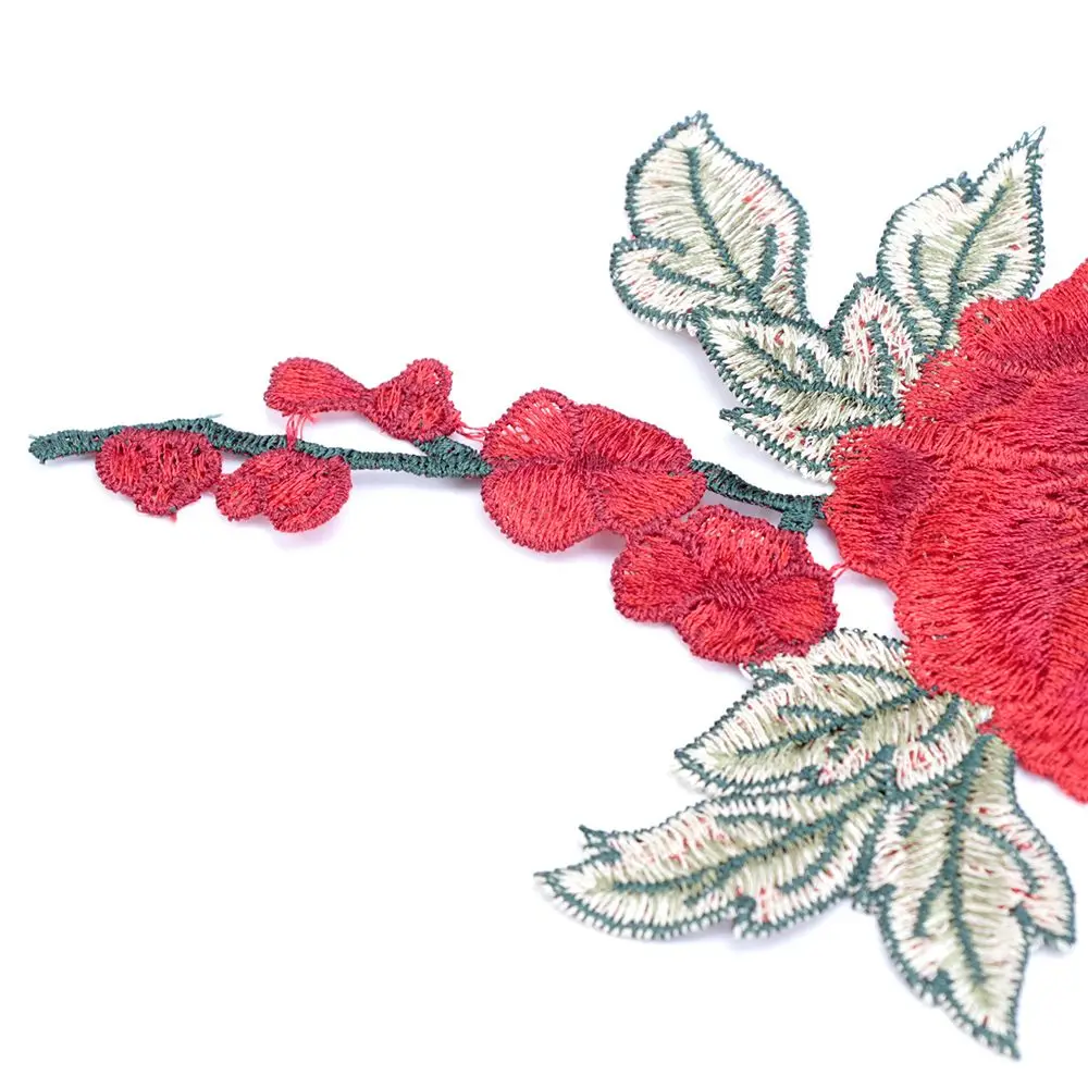 С вышитыми цветами розы нашивка на одежду платье шляпа заклепки для джинсов резные декоративные элементы для мебели аксессуары пошива одежды