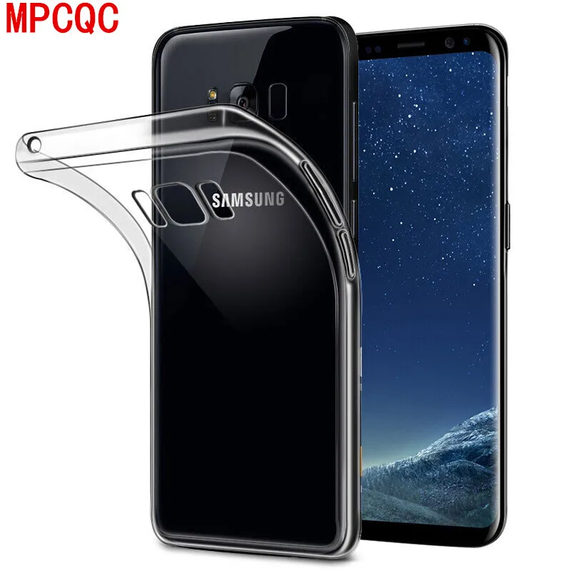 

MPCQC Soft Silicon TPU Cases for Samsung Galaxy S10 A6 Plus 2018 A8 S8 S9 Plus J3 J4 J6 J7 J8 A5 A7 Phone Back Scrub Cover case