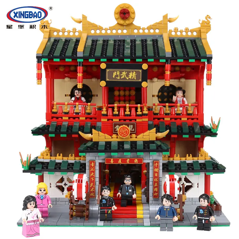 

XingBao 01004 Genuine Creative Building Series The Chinese Martial Arts Set Children Building Blocks Bricks legoingly Toys Model