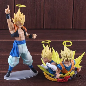 

Dragon Ball Z Com:Figuration Dragon Ball GOGETA Super Saiyan Gogeta & Vegeta & Son Goku Action Figure PVC Collectible Model Toys