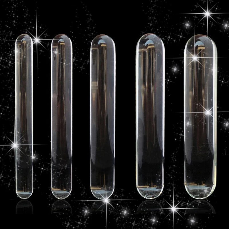 Orissi Glass Dildo Huge Glassware Penis Crystal Anal Plug Sex Toys For