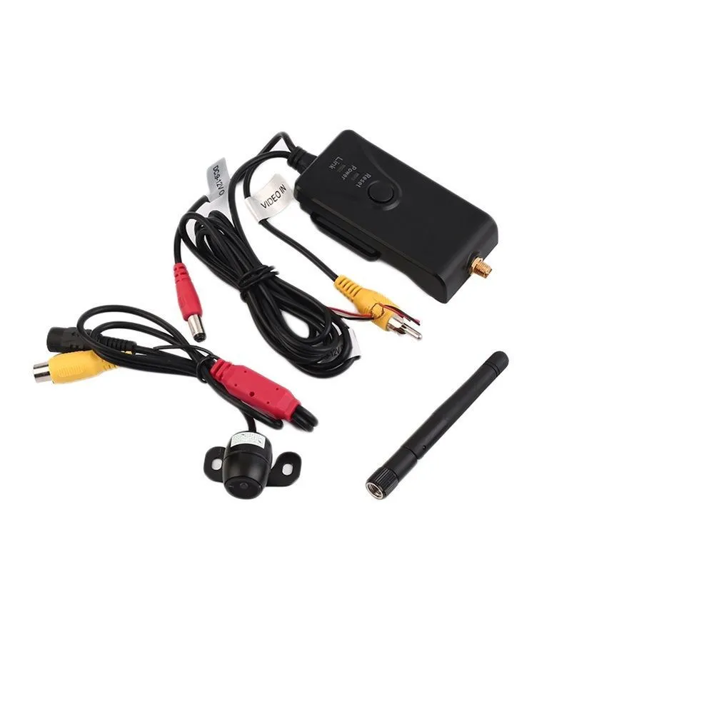 WIFI Transmitter +Car Reverse Backup Camera 2.4Ghz video Receiver Rear View Reversing For iPhone