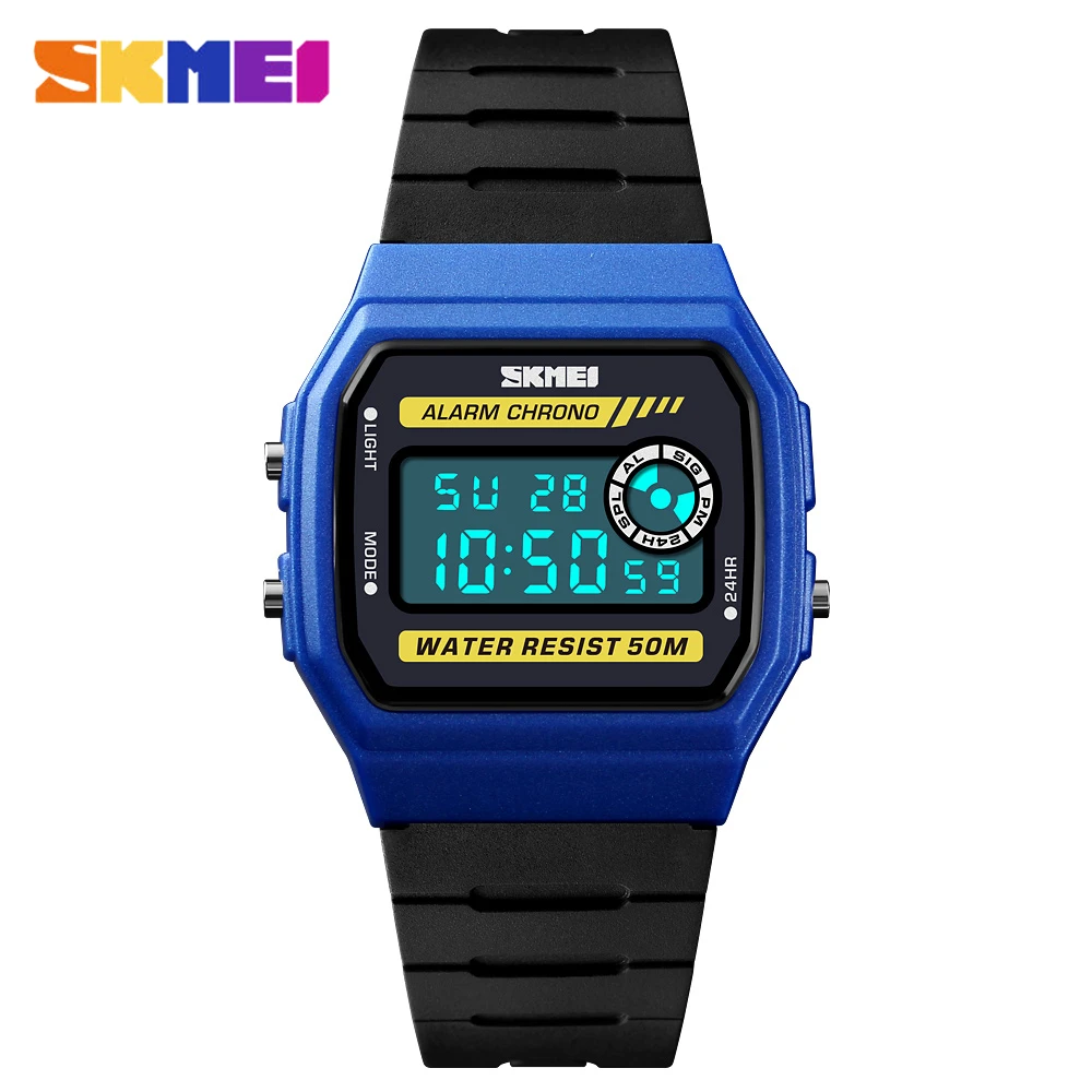 

SKMEI Women Fashion Sport Watch Lover Couple Wristwatch Stopwatch Alarm Digital Watch Waterproof PU Strap Watch Relogio Feminino