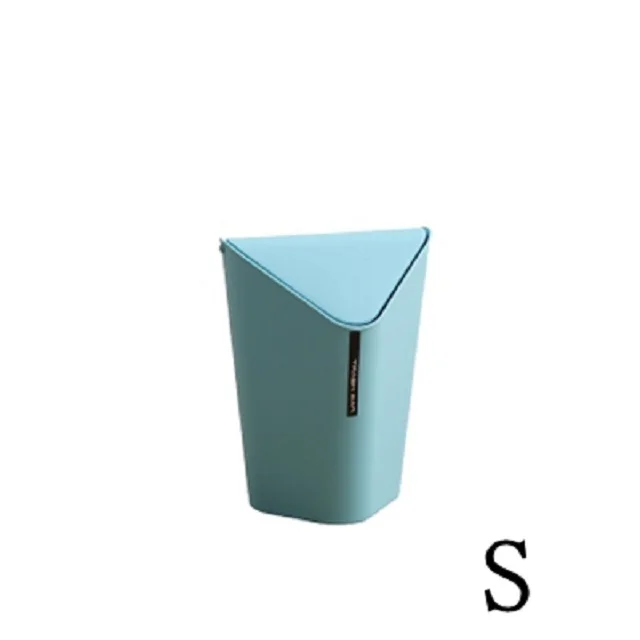 Desktop Mini Waste Bins Creative Quality Plastic Paper Garbage Home Office Kitchen Bathroom Corner Dustbins Cleaning Accessories - Цвет: 1