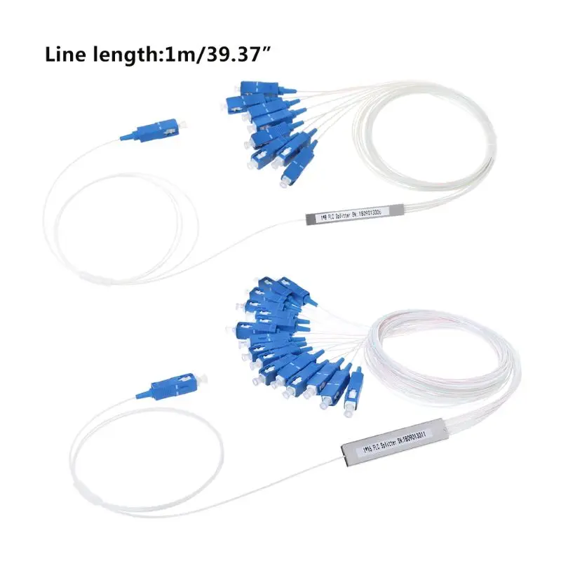 

SC/UPC Optical Fiber Connector 0.9mm Single Mode FBT Miniature PLC Splitter