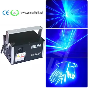 

cheap price 3000MW blue color Animation Laser with ishow software in sd card