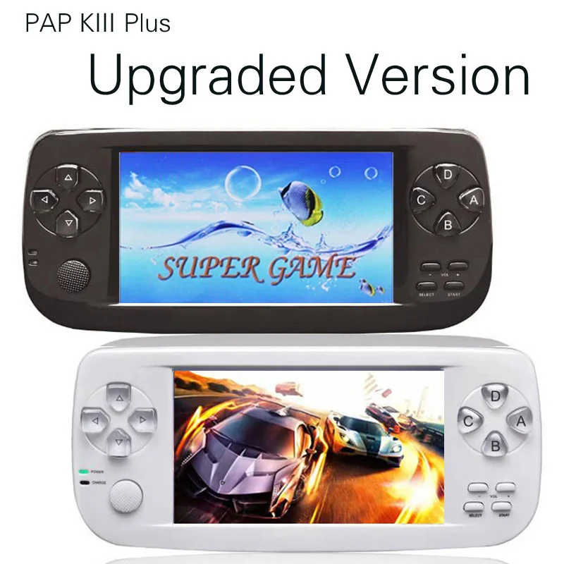 

PAP KIII K3 Upgraded 4.3inch Handheld Game Player 64bit Built-in 3000 Retro Classic Games Child Portable Mini Game Console 16GB