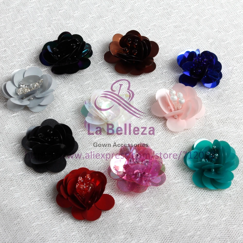 La Belleza красивые зеленые розы/розовые/белые/коричневые/зеленые жемчужные блестки