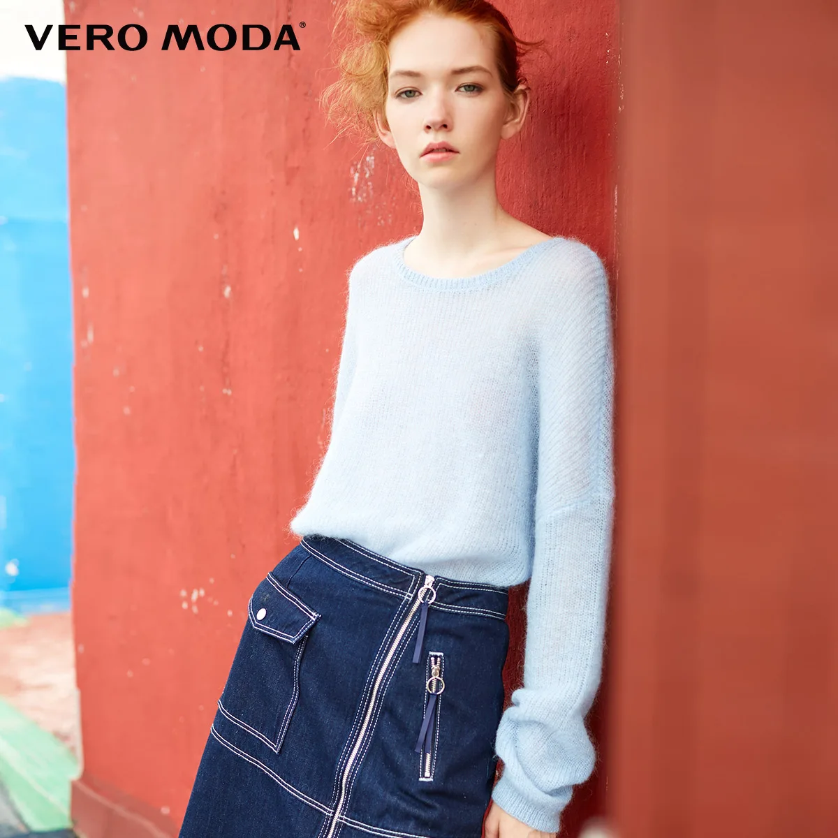 Vero Moda свитер свитер женский чистый цвет уличная вязаный свитер для женщин | 318413550