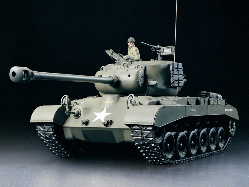 56016 Tamiya 1/16 R/C армия США M26 полный комплект для сборки резервуара | Игрушки и хобби