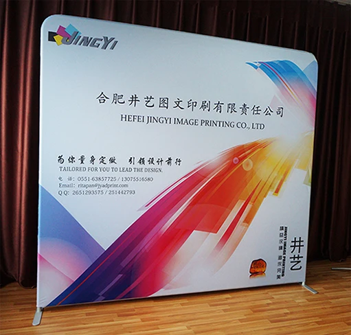 Custom Print Exhibition Easy Display Tube Pop Up Tension Fabric