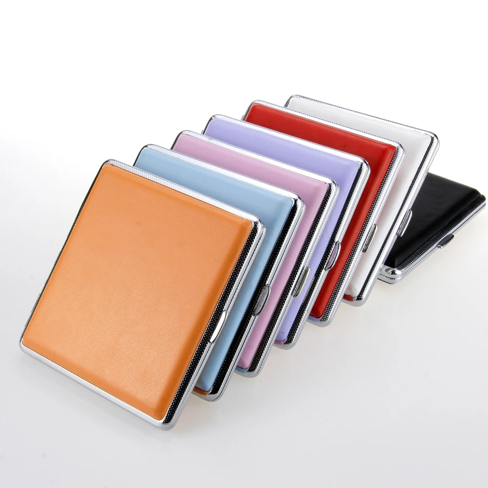 

Multicolor Leather Case for 20 Cigarettes Best Cigarette Case Cigarette Box Smoking Bag Tobacco Pouch TP-300