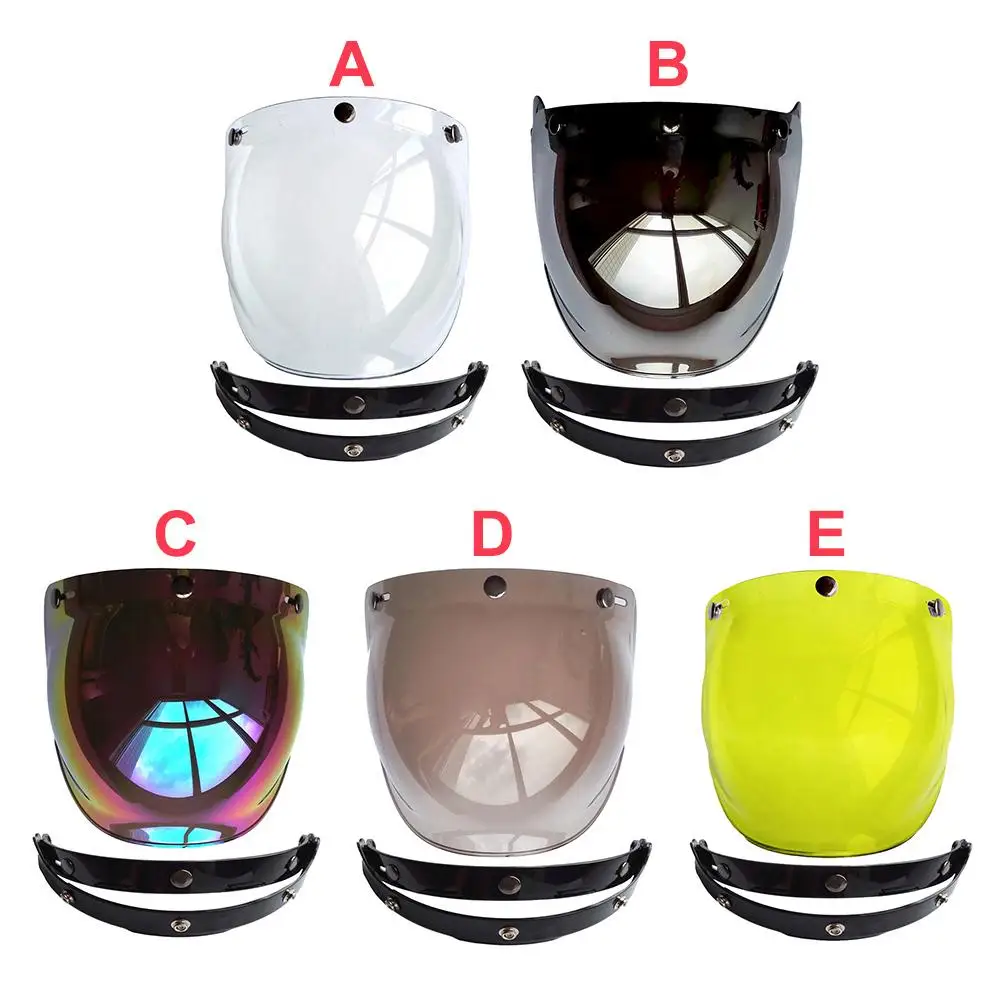 Buy New Men Women Open Face Motorcycle Helmet Bubble